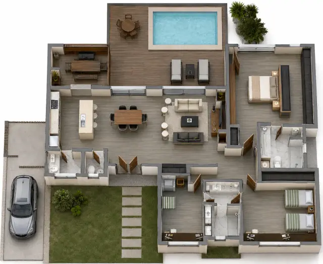 Plano de obra del proyecto 160ip-a