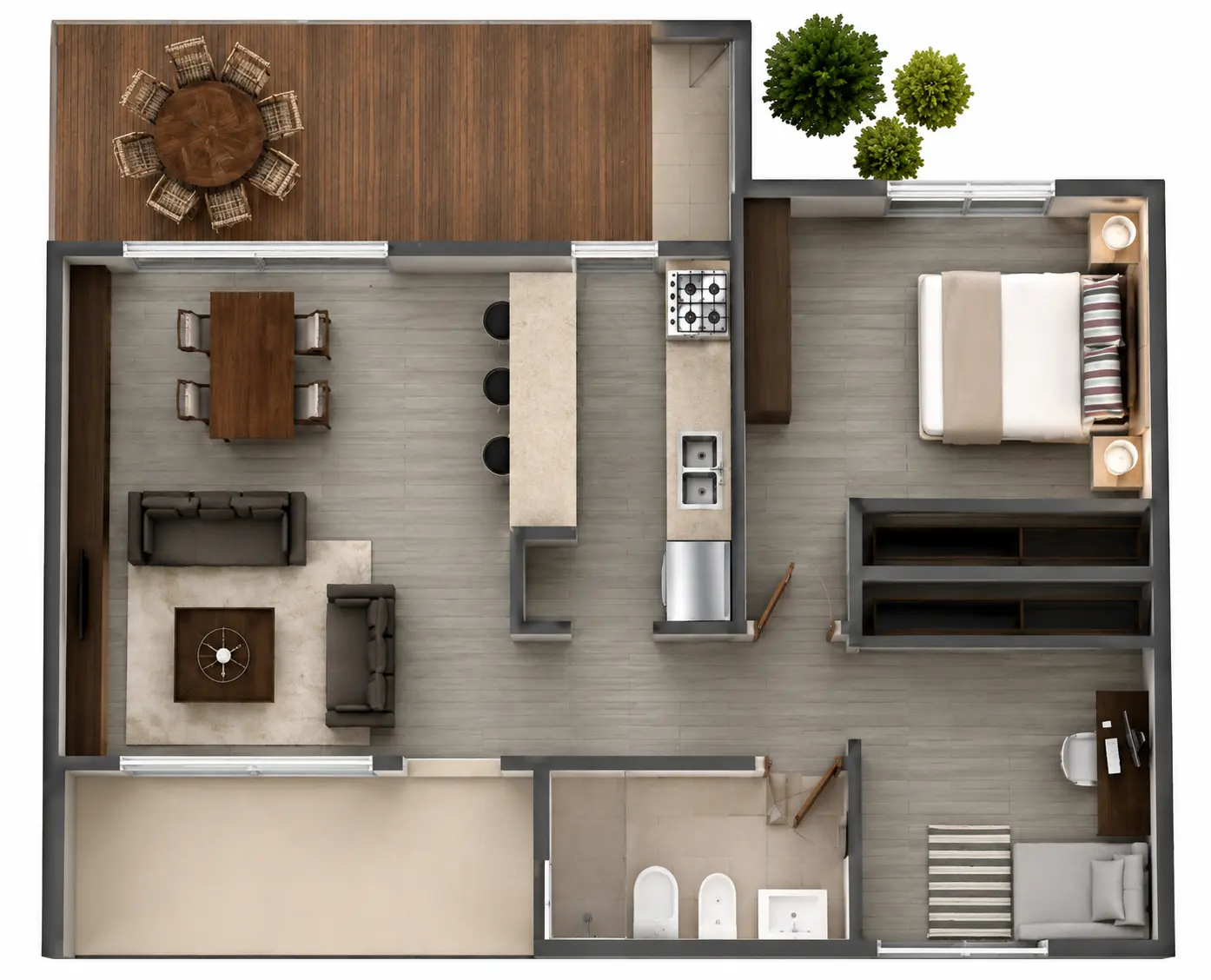 Plano de obra del proyecto 60b-a