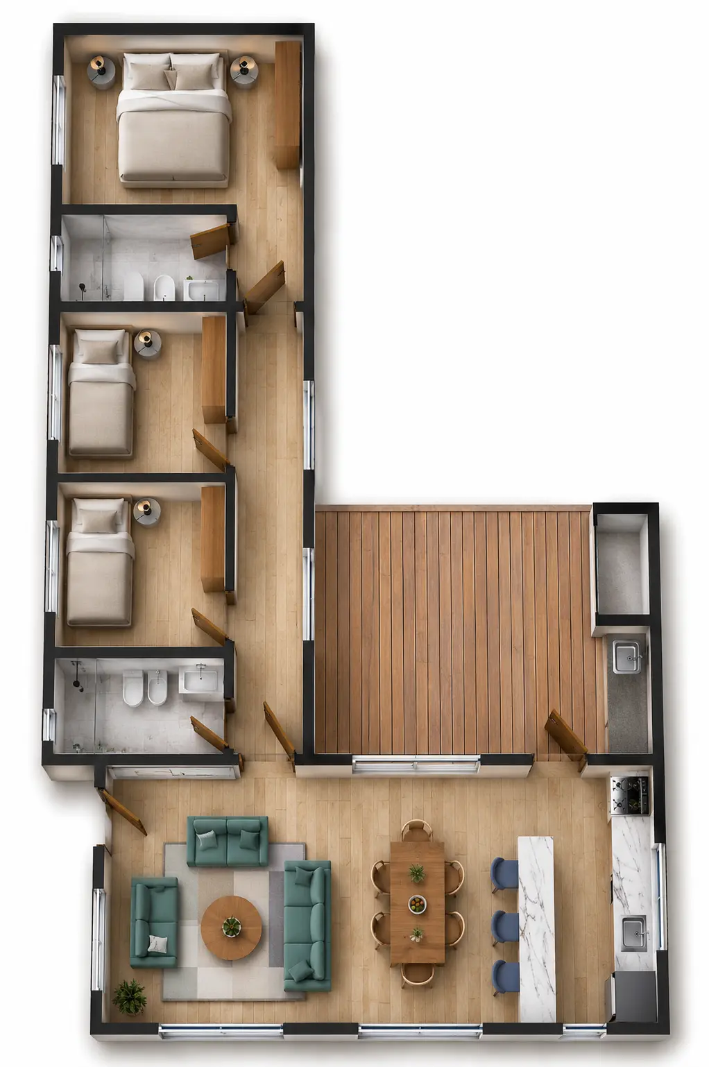 Plano de obra del proyecto 85b-f