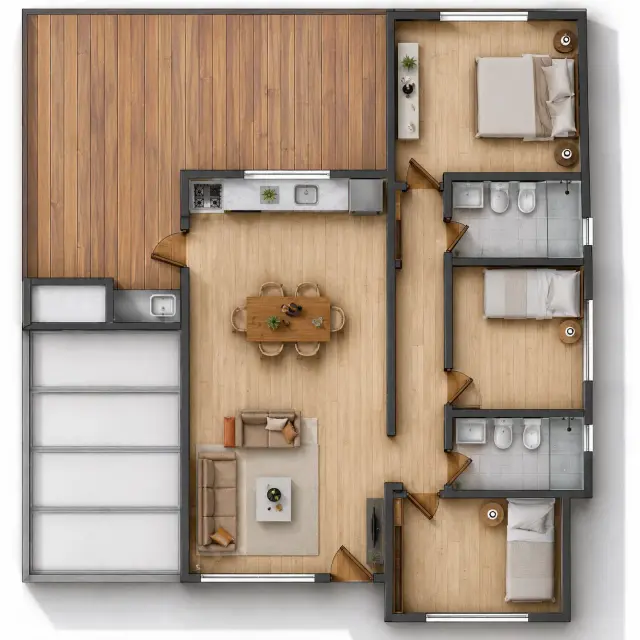Plano de obra del proyecto 80ep-e
