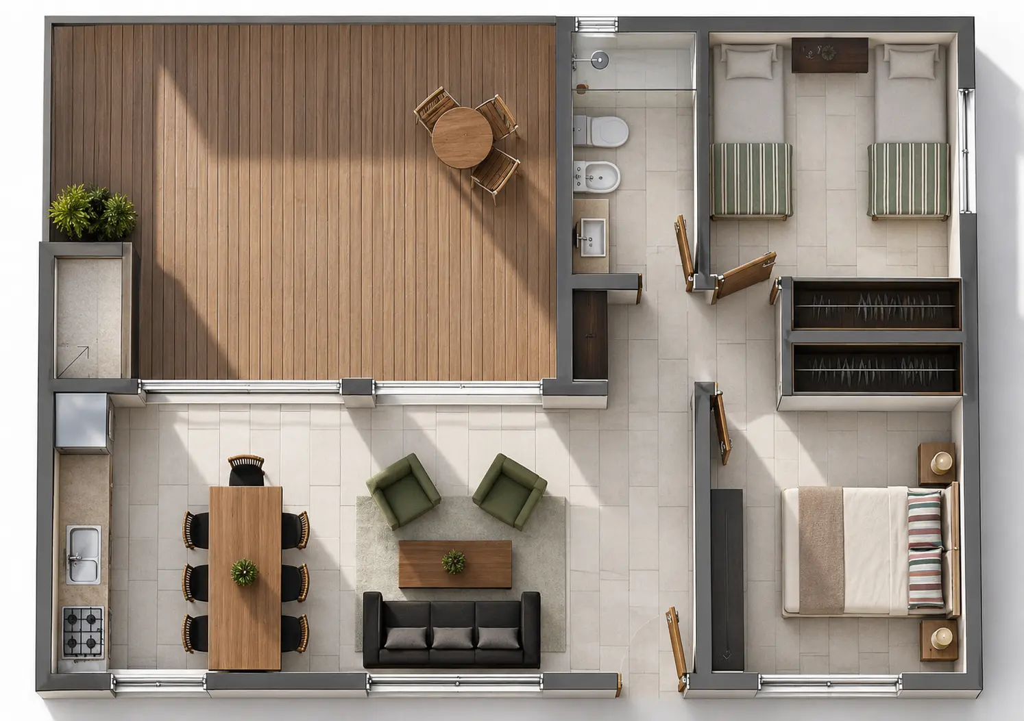 Plano de obra del proyecto 55b-a