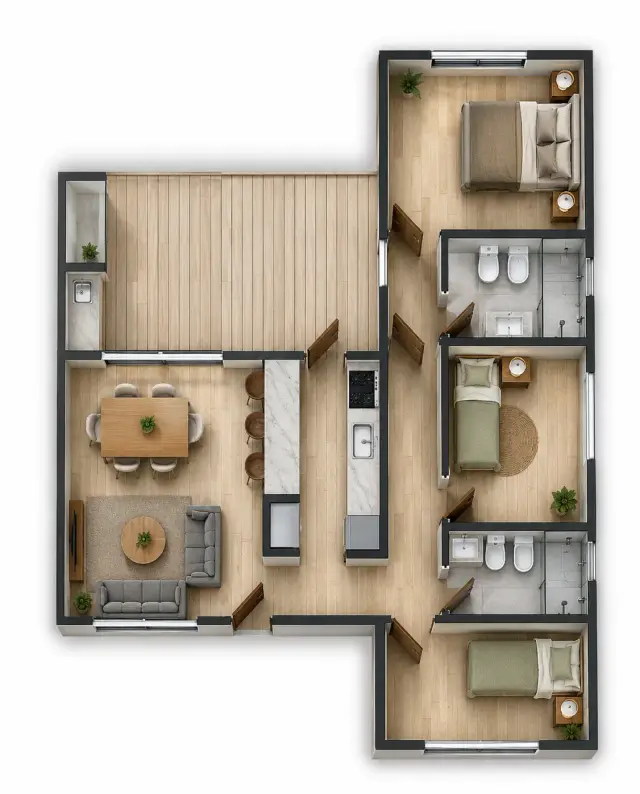 Plano de obra del proyecto 85ib-b