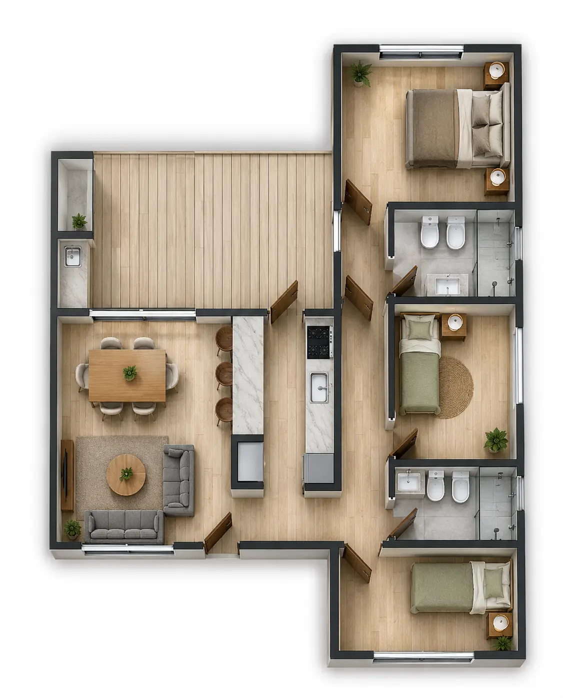 Plano de obra del proyecto 85ib-b